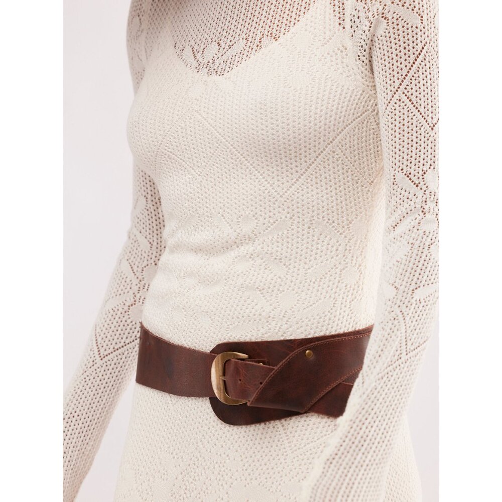 FREE PEOPLE Jericho Hip Belt / Dark Roast